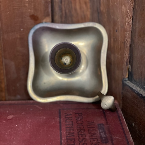 Vintage Brass Finger Loop Chamberstick - Picture 5 of 14